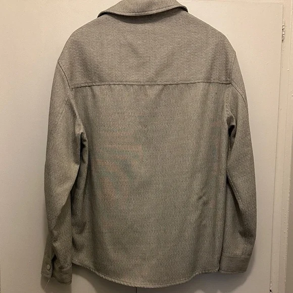 Zara Men's Heather Gray Lightweight Jacket - Picture 8 of 9